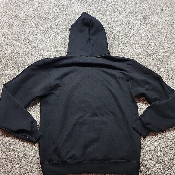 Champion Indiana University Hoosier Pullover Hoodie Adult Medium Black Read* - Picture 8 of 8